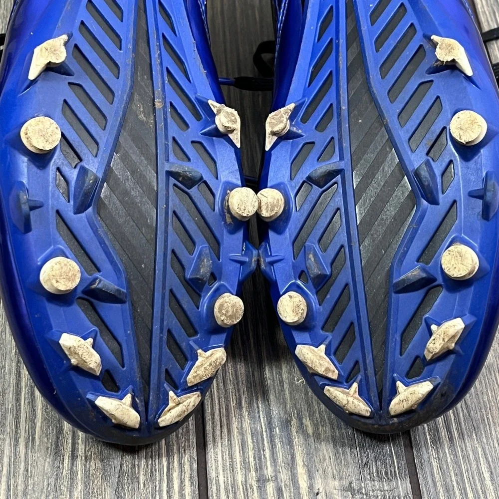 Nike Vapor Speed Low Football Cleats Men 12.5 Blue Black 643152-411 Shoes